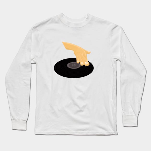 Dj Scratch Long Sleeve T-Shirt by adamzworld